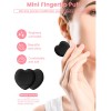 Set Brochas Y Esponjas De Maquillaje Con Cosmetiquera Negro