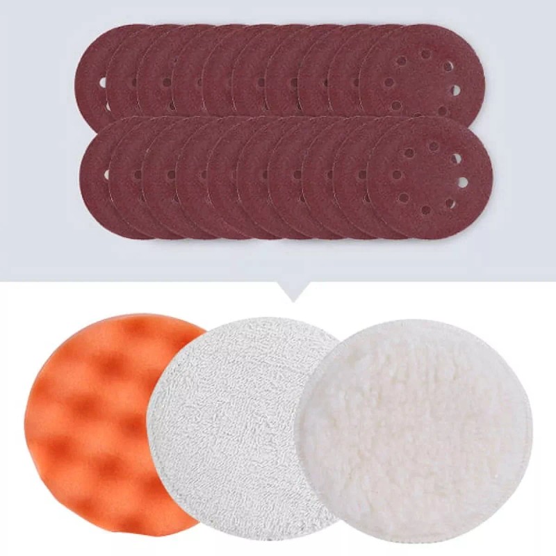 Meterk 300W Orbit sander FL117 includes 20pcs sanding papers and