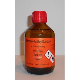 200 ml Methyl Ethyl Ketone, MEK, (2-Butanone), 99%, as Solvent for Vinyl Resins
