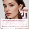 Set de 15 Brochas de Maquillaje de Viaje para Base,