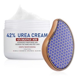 OUKEYA Urea Cream 42 Percent for Foot & Hand Cream with Foot Files for Dry Cracked