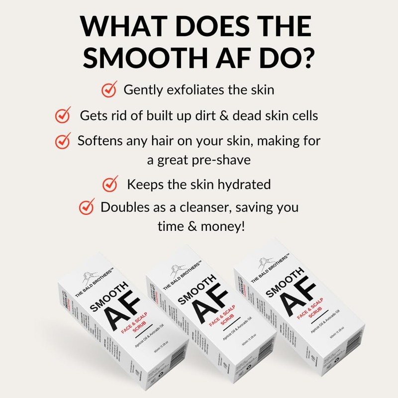 The Bald Brothers 3 Piece Full Bald Head Care Set