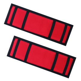Ratchet Strap Protector Sleeve Universal Tie Down Strap Ratchet Protector for Boat, Trailers, Jetski, Waverunner Red 4 x 12 Inches–Pack of 2