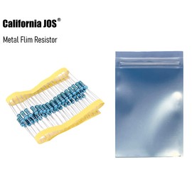 California JOS California JOS 100pcs 220 ohm Resistor 1/4w (0.25 Watt) 1% Tolerance Metal Film Fixed Resistors, Over 189 Multiple Values of Resistance Optional (220 ohm, 220 R, 220 )