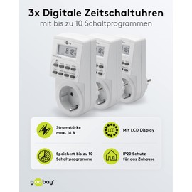 Goobay Digital Timer with Precise and Comfortable Control