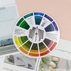 UPIQNG Colour Wheel Professional Color Mixing Guide Basic Colour Wheel