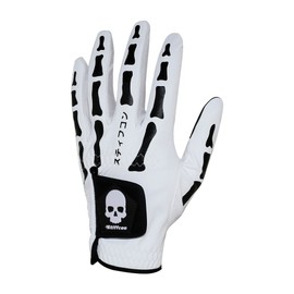 Men's Bone Pattern Golf Gloves TULANG/Touran WHT Left Hand (22LH_Left Hand)
