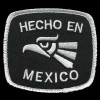 Souvenir Kingdom Hecho En Mexico Iron on Patch 3″ White