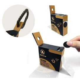 Design-Pie Target Pasters for Shooting, 0.8 Inch Round Target Stickers, Shooting Target Stickers for Gun Rifle Pistol Airsoft BB Gun, Ideal for USPSA, IPSC, IDPA Practice, 1000 Per Box, Black