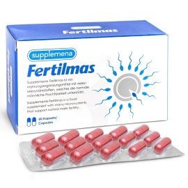 Supplemena Fertilmas Natural Fertility Support for Men | L-Carnitine, Zinc, Vitamin D3, ...