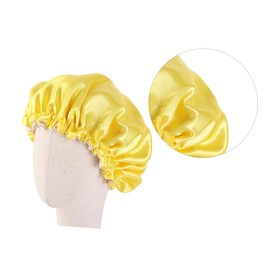 TOVINANNA Night Sleep Hat Boys and Girls Elastic Sleeping Cap Double Layer Satin Bonnet Comfortable Hair Cap for Boys Girls