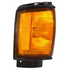 Brock Replacement Passengers Park Signal Corner Marker Light Lamp with Painted Trim Compatible with 1984-1986 Pickup Truck SUV 8161089107