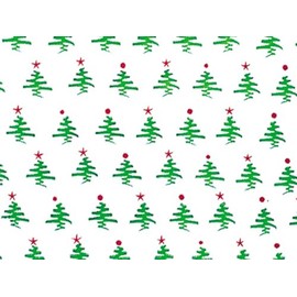 Pack of 100, Holiday Tree 4 x 2 x 9" Cello Bags 1.2 Mil for Christmas & Holiday Packaging, for Gift Baskets, Candy, Nuts or Small Items