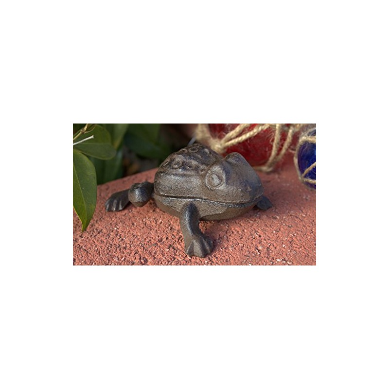 Cast Iron Frog Key Statuary Key Hider