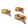 Pack of 6 Cute Fun Tortoiseshell 6cm Hair Clips/Clamps/Claws