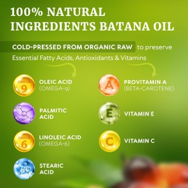 Batana Oil for Hair Growth,120g Organic Batana Oil,Repairs Damaged Hair,Eliminates Split Ends and Enhances Hair Thickness for Healthier,Thicker
