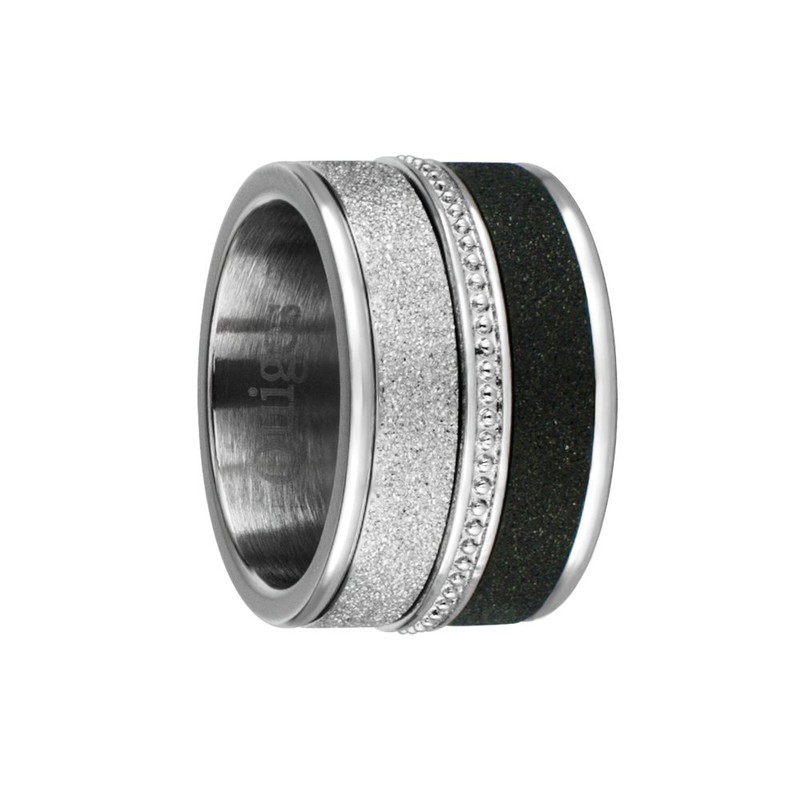 Quiges Stainless Steel Stacking Ring Filling Ring with Polished Structure