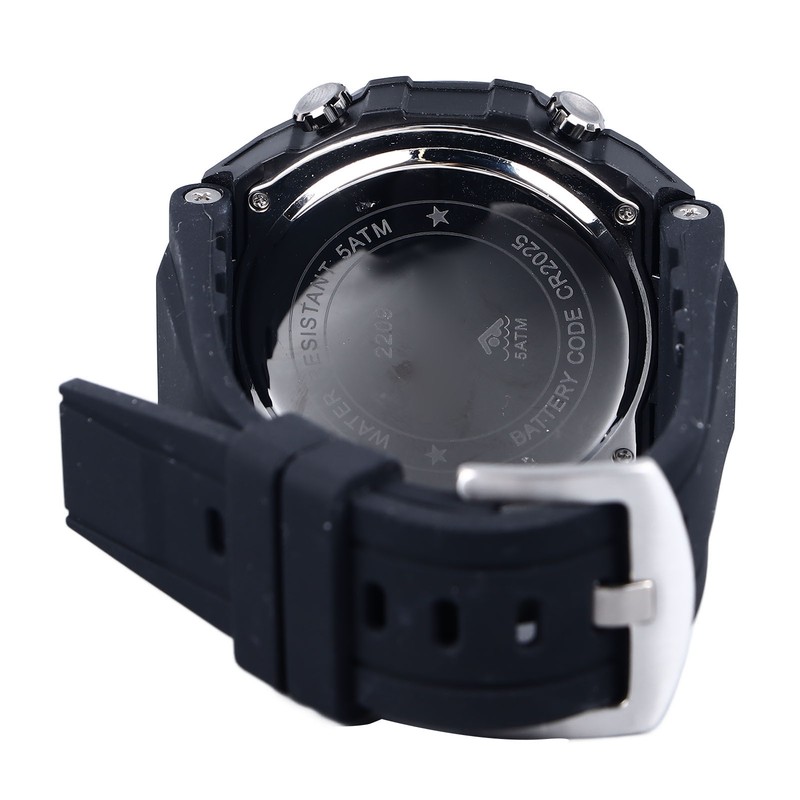 Outdoor Sports Electronic Watch Multifunctional Stylish Pedometer Compass Luminous Waterproof