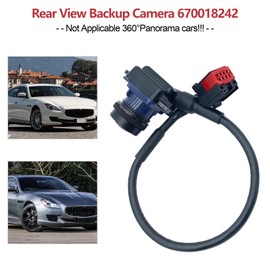 Areyourshop Rear View Backup Camera 670018242 for Maserati Quattroporte 2013-2016, for Maserati Ghibli 2014-2016, Not Applicable 360 Panorama Cars