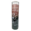Fast Luck Pink/Green Pillar Candle