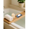 Draining Ceramic Soap Dish, Non-Slip Bar Soap Holder with Fluted