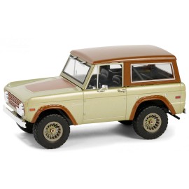DCD 1970 Ford Bronco Gold Metallic with Brown Hood Top 20 1/24 Diecast TV Series 'Hollywood' 2004-2010