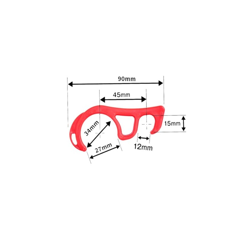 Proto PGR0056 Front Brake Lock Yellow