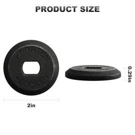 LEDBarz 151962-01 Miter Saw Blade Clamp Washer for Dewalt Miter Saw Fits for Dewalt Miter Saw 703 and 718 Black and Decker Miter Saw Kobalt Miter Saw