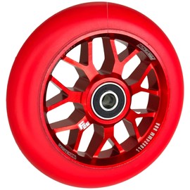Fantic26 Spy7 Stunt Scooter Wheel, Trick, Kick I, Children, Scooter, Wheel, 110 mm, ABEC 11, Quick, Quiet, Freestyle (Red/PU Red)