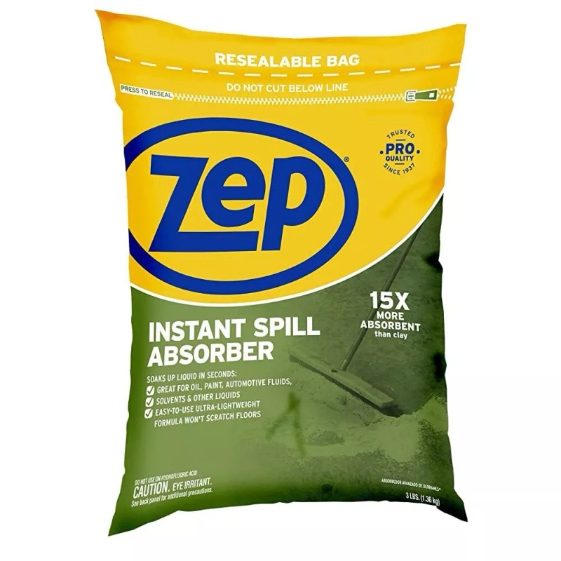 Zep Instant Spill Absorber - 3 Lb Bag (Case of