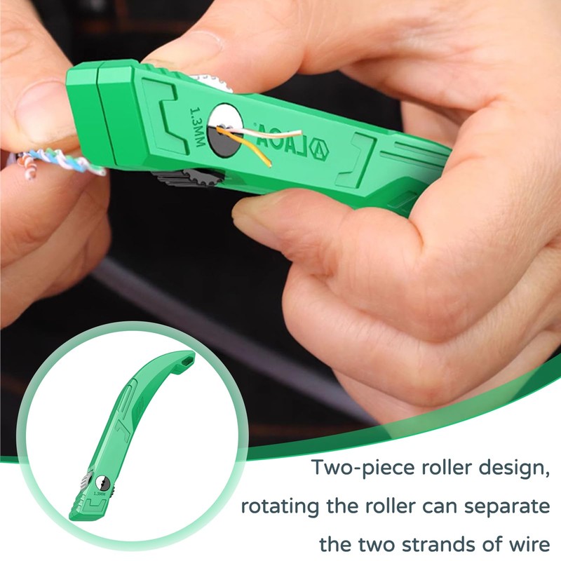 Network Cable Untwist Tool,Wire Straightener Tool For Category 5/6 Cables,Wire