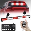 TeddyTT Emergency Strobe Firefighter Lights Bar Directional Traffic Advisor Warning