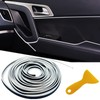 OSIFIT Car Interior Trim Strips, 16.4ft Electroplating Decoration Styling Door