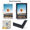 JCJMY 6x10 Picture Frame Black for Wall Hanging or Tabletop,
