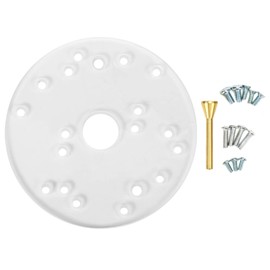 Acrylic Universal Router Base Plate Kit with Centering Pin, Base Plate for Trim Routers Woodworking Auxiliary Tool