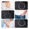Stainless Steel Chain Bracelet Set, 12 Pieces, 21 cm Length,