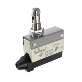 uxcell TZ-7311 SPDT 1NO+1NC Panel Mount Roller Plunger Type Momentary Micro Limit Switch