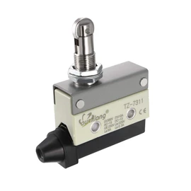 uxcell TZ-7311 SPDT 1NO+1NC Panel Mount Roller Plunger Type Momentary Micro Limit Switch