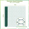 Chicken Wire, Easy to Shape, 15.7 x 95 Inches, Green