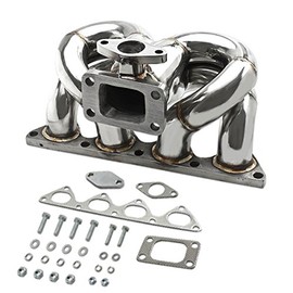DNA Motoring TM-B-S-RH Stainless Steel Turbo Manifold