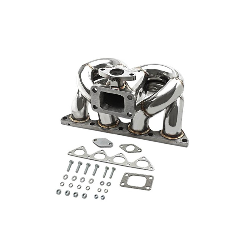 DNA Motoring TM-B-S-RH Stainless Steel Turbo Manifold