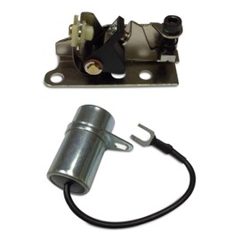 ENGINERUN 160-1183 Point & Condenser Ignition Kit Compatible with Onan Cummins John Deer Lawnmower Parts Fits for OEM 160-1183 312-0246