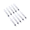 10PCS 2.5ML Reusable Plastic Syringe with Measurement Hydroponics Plastic Nutrient
