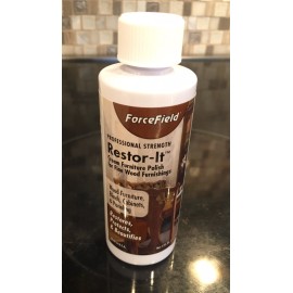 FORCEFIELD 4 Oz RESTORE IT FURNITURE POLISH PROTECTOR FINE WOOD FURNISHINGS