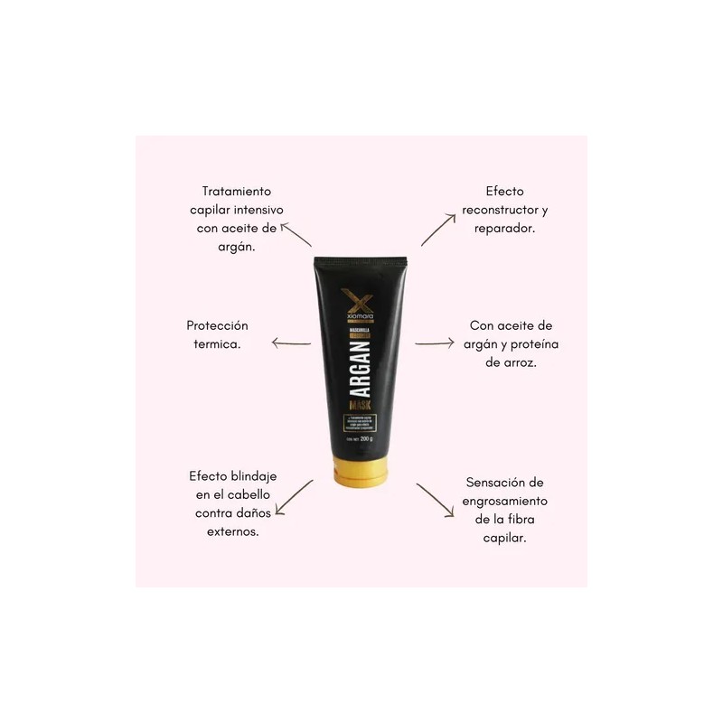 Mascarilla De Argán Xiomara Reconstructor Y Reparador 200g