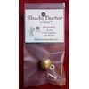 Small Burnished Brass Screw Together Cord Condenser for Window Shades