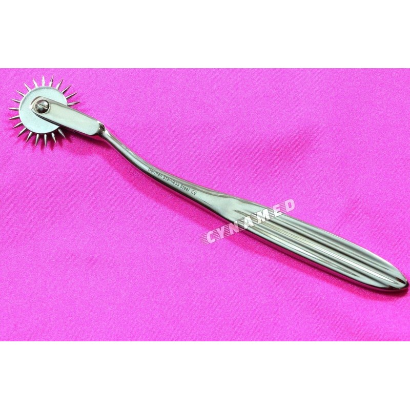 NEW 2 GERMAN STAINLESS 7" Wartenberg Pin Wheel Stainless Steel