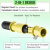 Dreyoo Broken Bulb Changer for High Ceilings, Light Changer for