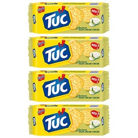 Lu Tuc Cracker Sour Cream & Onion From France 100g Pack of 4