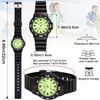 SOCICO Children Analog Watch Waterproof Time Teaching Boys Girls Watch